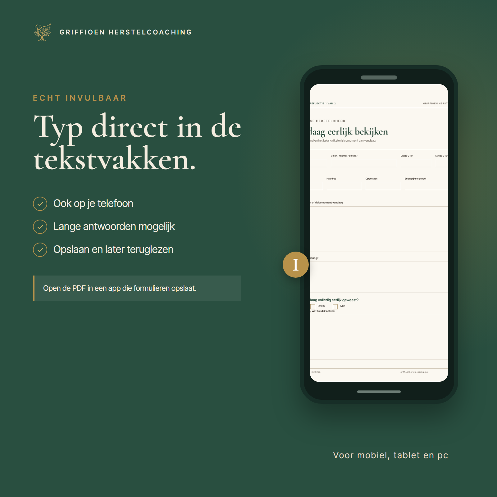 Het werkboek invullen op mobiel en computer